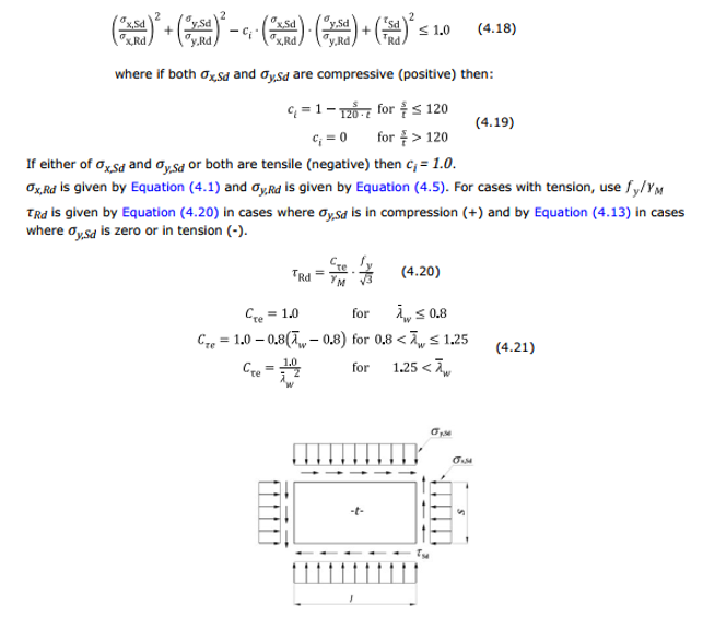 DNV RP-C201 Plate/Stiffener/Girder Buckling (2023) | Help | SDC for Simcenter 3D